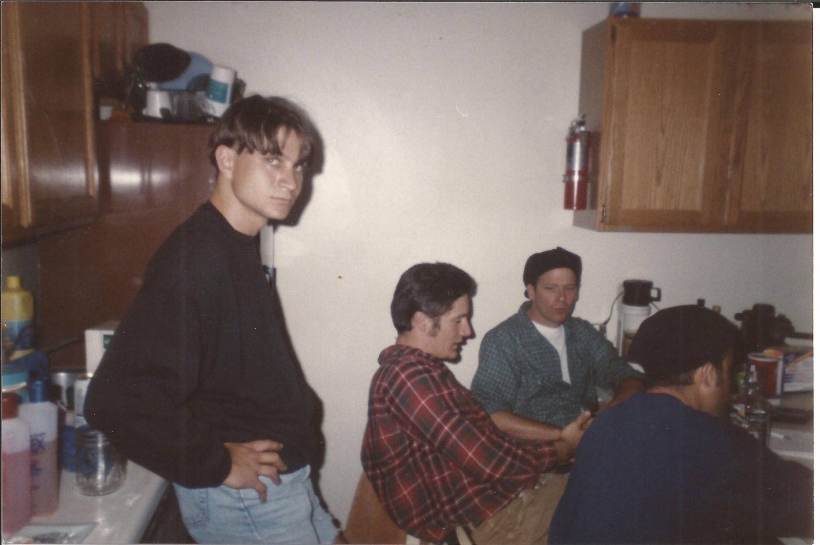 Mike in a production meeting in 1992 at the Utah Shakespearian Festival.