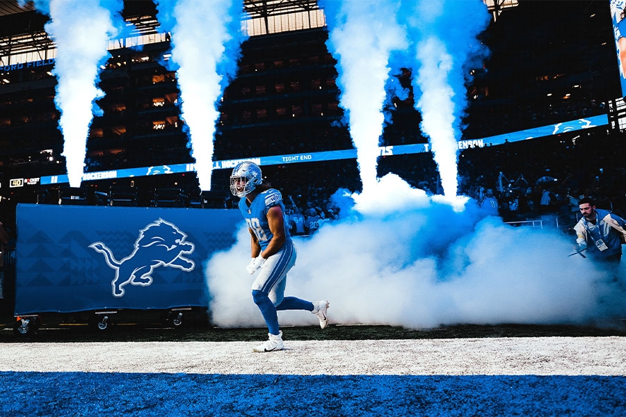 4Wall Provides Lighting Gear and Services for the Detroit Lions  Introductions & In-Game Lighting for the '22-'23 NFL Season