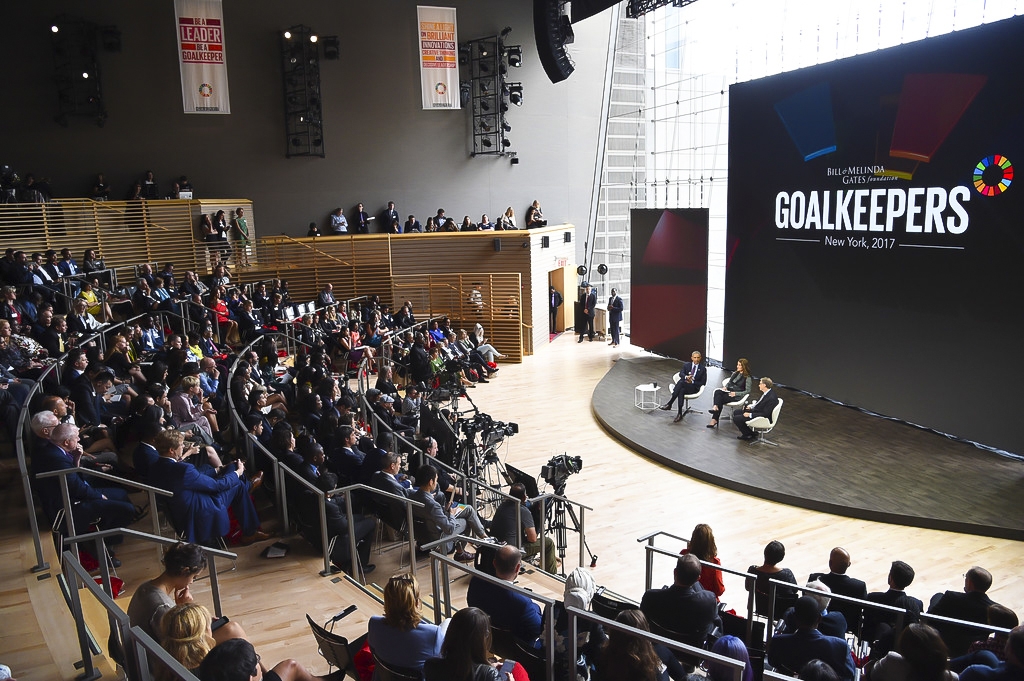  LD Fimbres and 4Wall Light First 'Goalkeepers' Event Hosted by the Bill & Melinda Gates Foundation