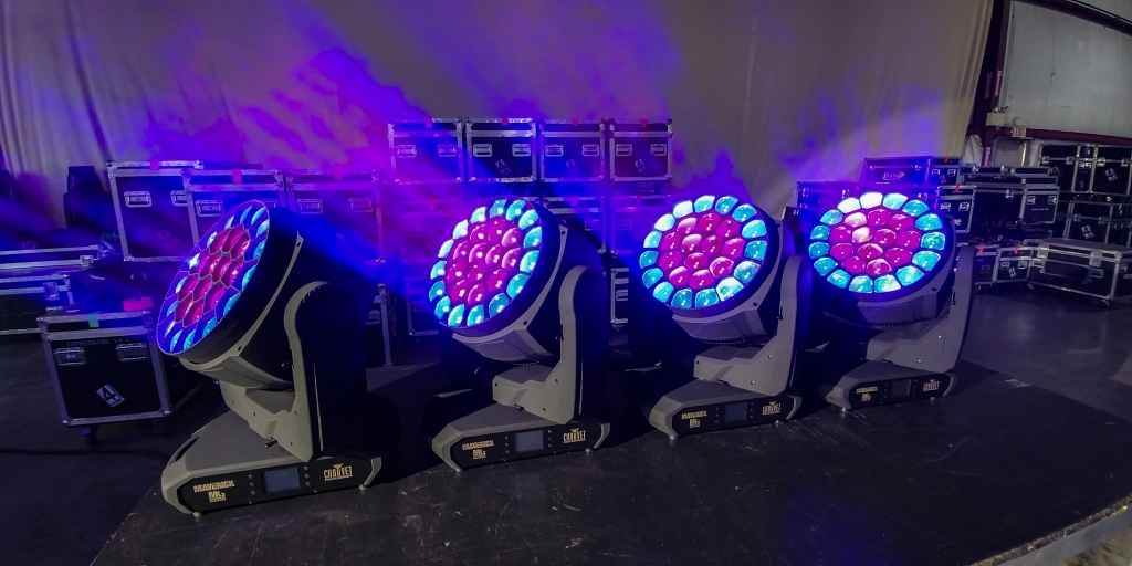  4Wall Entertainment Adds Chauvet Professional Maverick MK Pyxis and MK3 Wash To Inventory