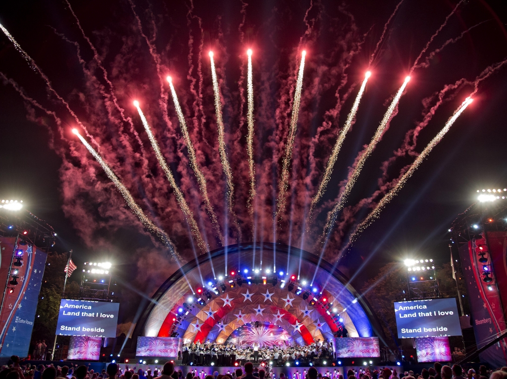  LD Mike Berger and 4Wall Light Annual Boston Pops Fireworks Spectacular