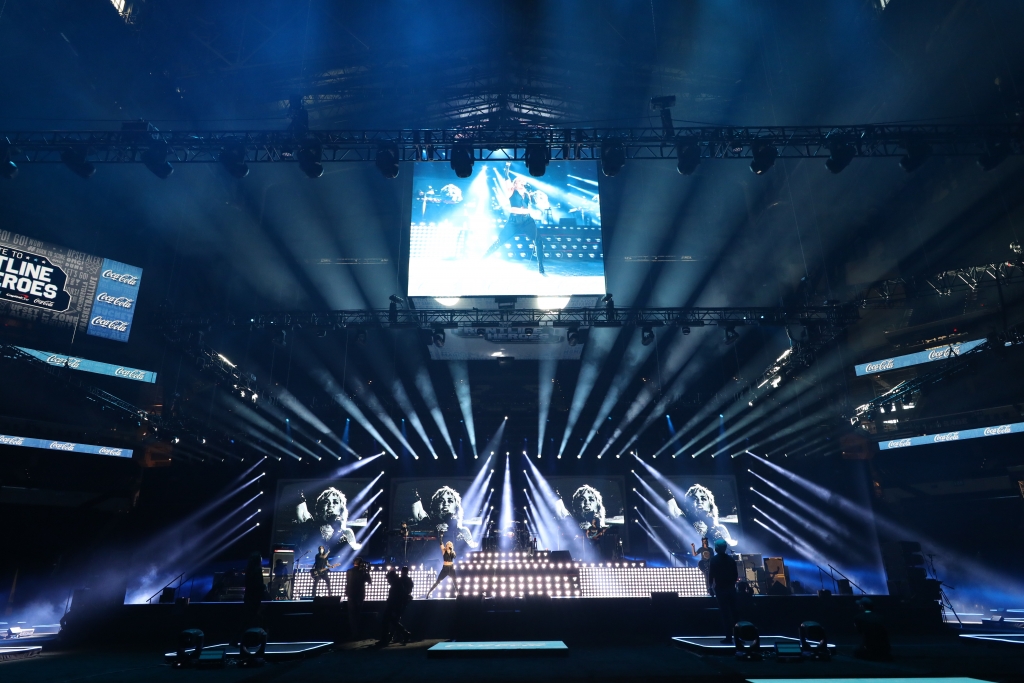  4Wall Provides Lighting & Rigging for the Capital One Tournament Central at the 2021 NCAA Men's Final Four