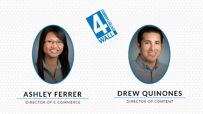  4Wall Promotes Ashley Ferrer to Director of E-Commerce and Drew Quinones to Director of Content