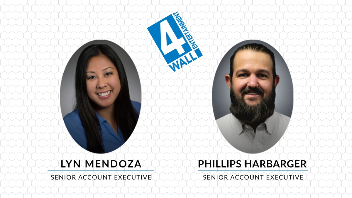  4Wall Announces The Promotions Of Phillips Harbarger and Lyn Mendoza to Senior Account Executives