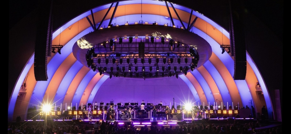  Felix Peralta Sets Stage for Café Tacvba at Hollywood Bowl with CHAUVET Professional Fixtures Provided by 4Wall