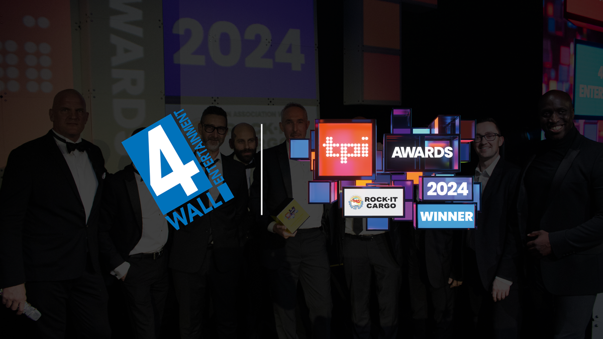  4Wall Wins Favourite Video Rental Company for the Third Consecutive Year at the 2024 TPi Awards