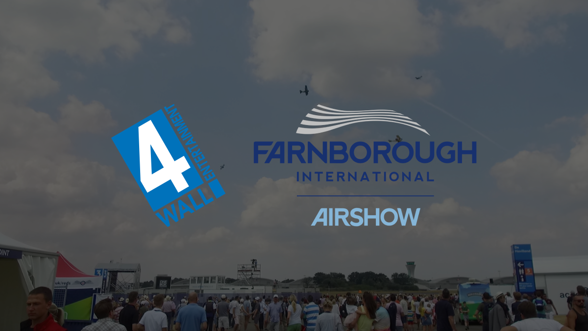  4Wall Announced As Sole AV Supplier at Farnborough International Airshow 2024