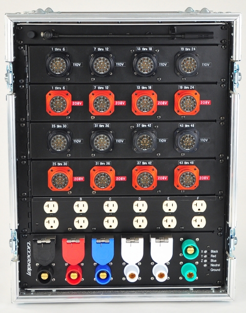 Leprecon 120/208V Distro 48 Way