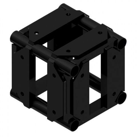 Tyler Truss 5-Way Corner Block Black 12" x 12"